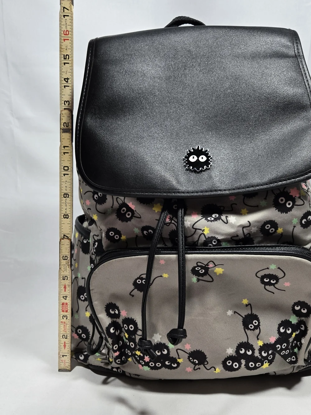 Studio Ghibli Spirited Away Backpack Soot Sprites Slouch Drawstring School Retro